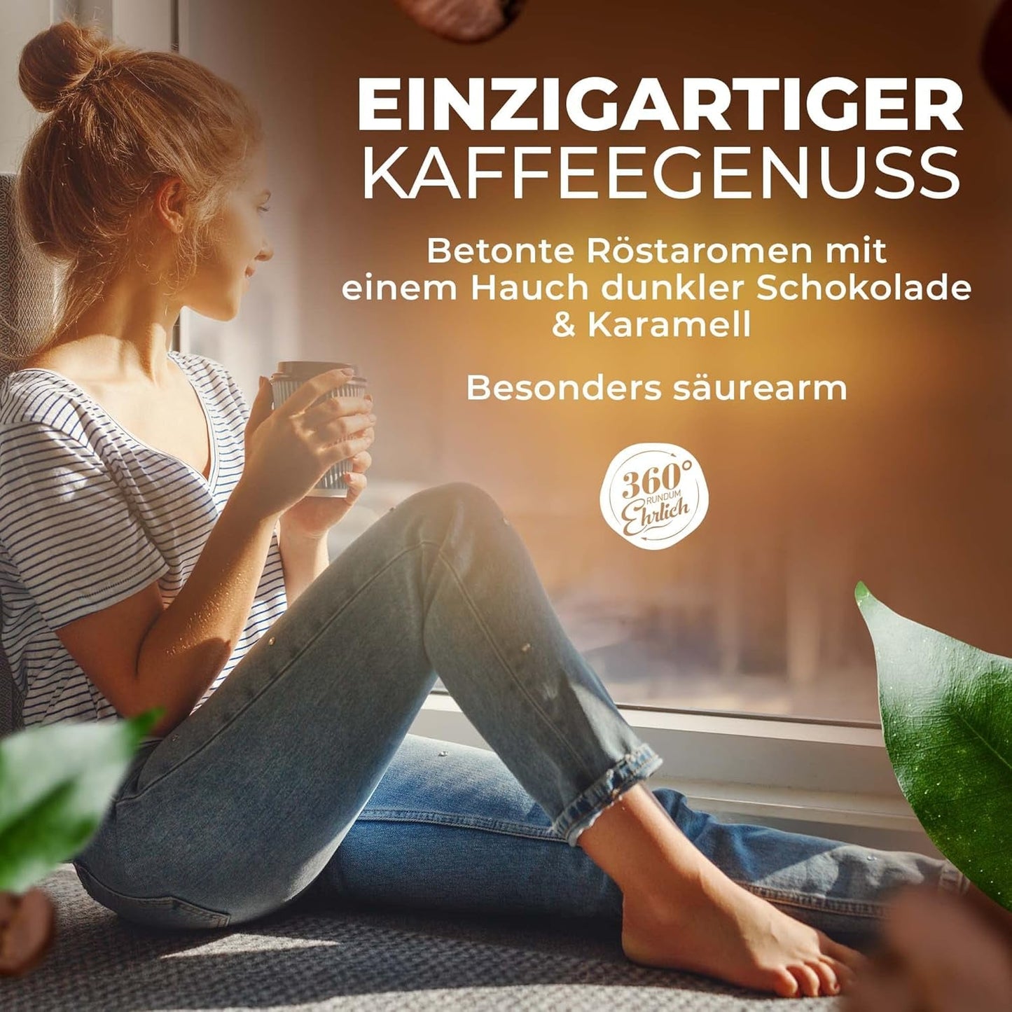 Premium Bio Kaffeebohnen 1000g, 100% Honduras Hochland Arabica Kaffeebohnen Bio - Köstlich, mild, sikker - Bio Kaffee ganze Bohnen - Ideel som Kaffeebohnen Vollaautomat - 360° Rundum Ehrlich