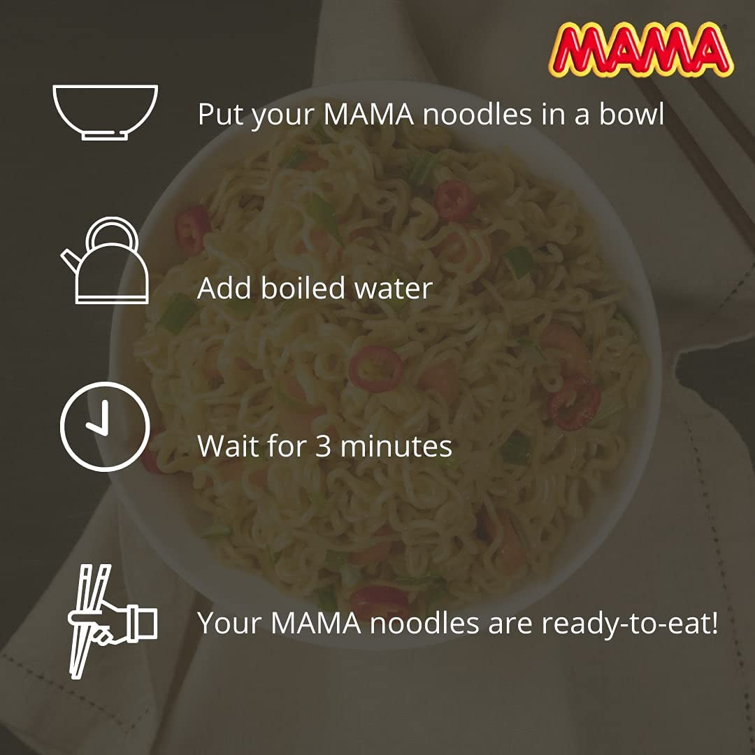 MAMA - Instant nudler med grøntsager - (1 x 60g)