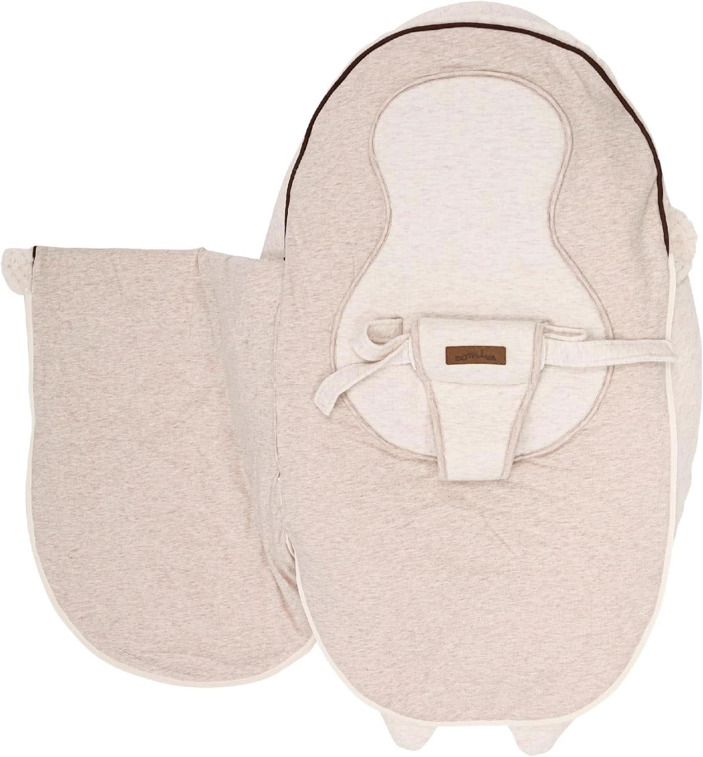 Multifunktionel ammepude, 4 i 1, Soft Nova, beige, enkelt pude: 202 cm, lænestol, 40 X 75 X 22 cm Tilbehør Mad og Amning Bebe Naty Shop