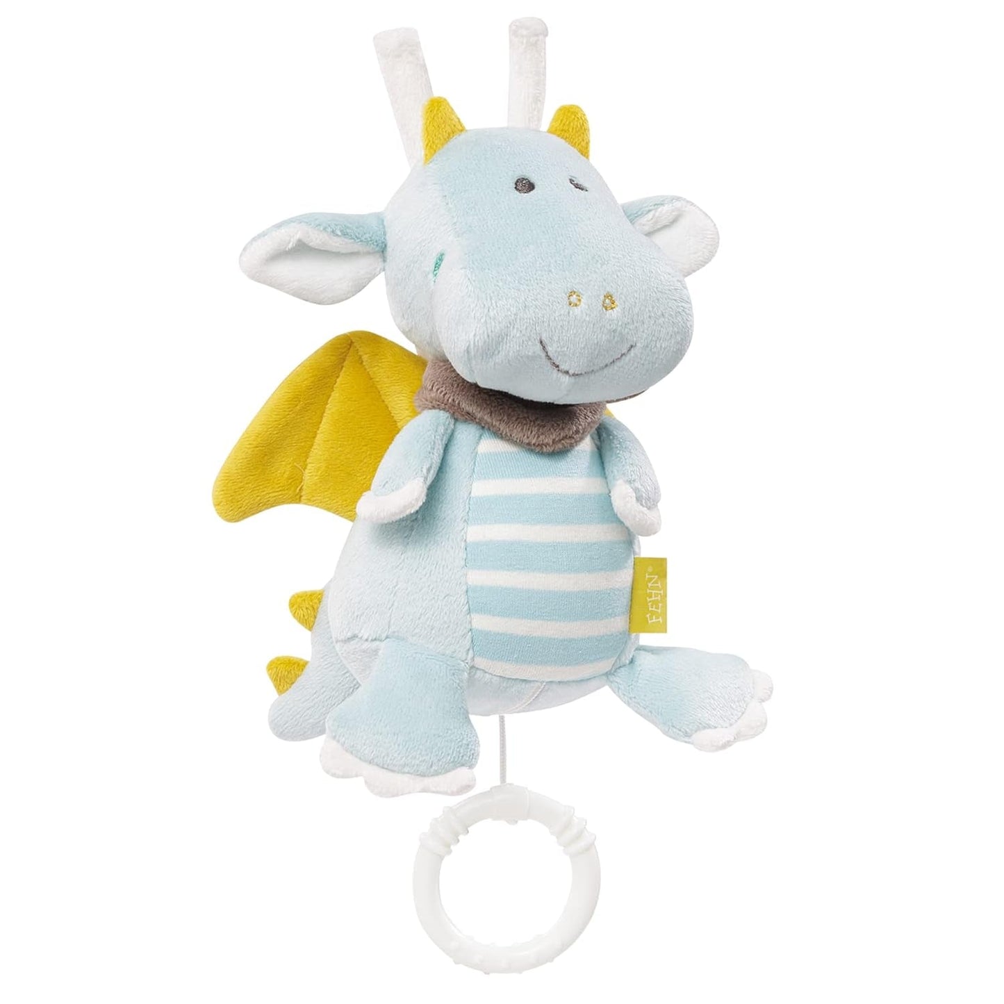 Fehn spilledåse baby sleep aid star - spilledåse med aftagelig musikalsk mekanisme til ophængning - sleep aid sang "Weißt du wieviel Sternlein stehen" - legetøj til babyer og børn fra 0+ måneder Baby Toys Naty Shop Dragon