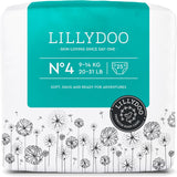 LILLYDOO Babybleer Hudvenlig - Størrelse 3 (6-10 kg), 29 stykker, pålidelig lækagebeskyttelse, blød, parfumefri og lotionfri til følsom hud, dermatologisk testet