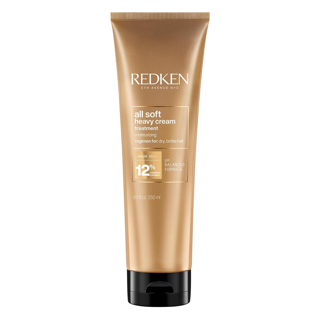 Redken hårmaske til tørt og skørt hår, revitaliserer og fugter, med keratinkompleks og arganolie, helt blød, tung creme, 1 x 250 ml Naty Shop hårmaske Standard titel