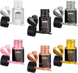 Flydende spiselig glitter, 60 ml Naty Shop Sæt 6 farver x 10 ml