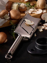 RÖSLE gourmetskærer Højkvalitetsskærer til trøfler, fine svampe, parmesan, radiser, tynde skiver, rustfrit stål 18/10 Skræller RÖSLE