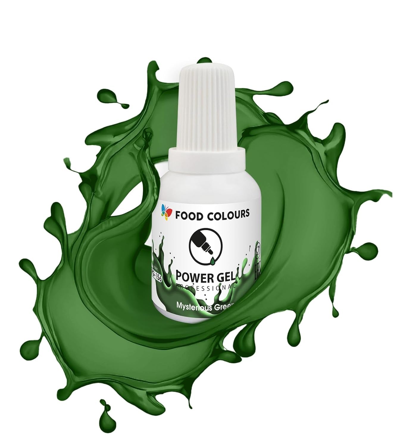 Gel madfarve, beige, champagnefarve, 20 g. Food coloring for a wide range of applications for decorating cakes, tarts, cream, sponge cake, royal icing, macarons.