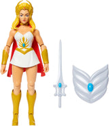 Masters of the Universe Origins She-Ra tegnefilm actionfigur, ca. 14 cm høj, 1980'er tv-heltinde, prinsesse af magt, detaljeret design og tilbehør, JBM76 actionfigurer Naty Shop Standard titel