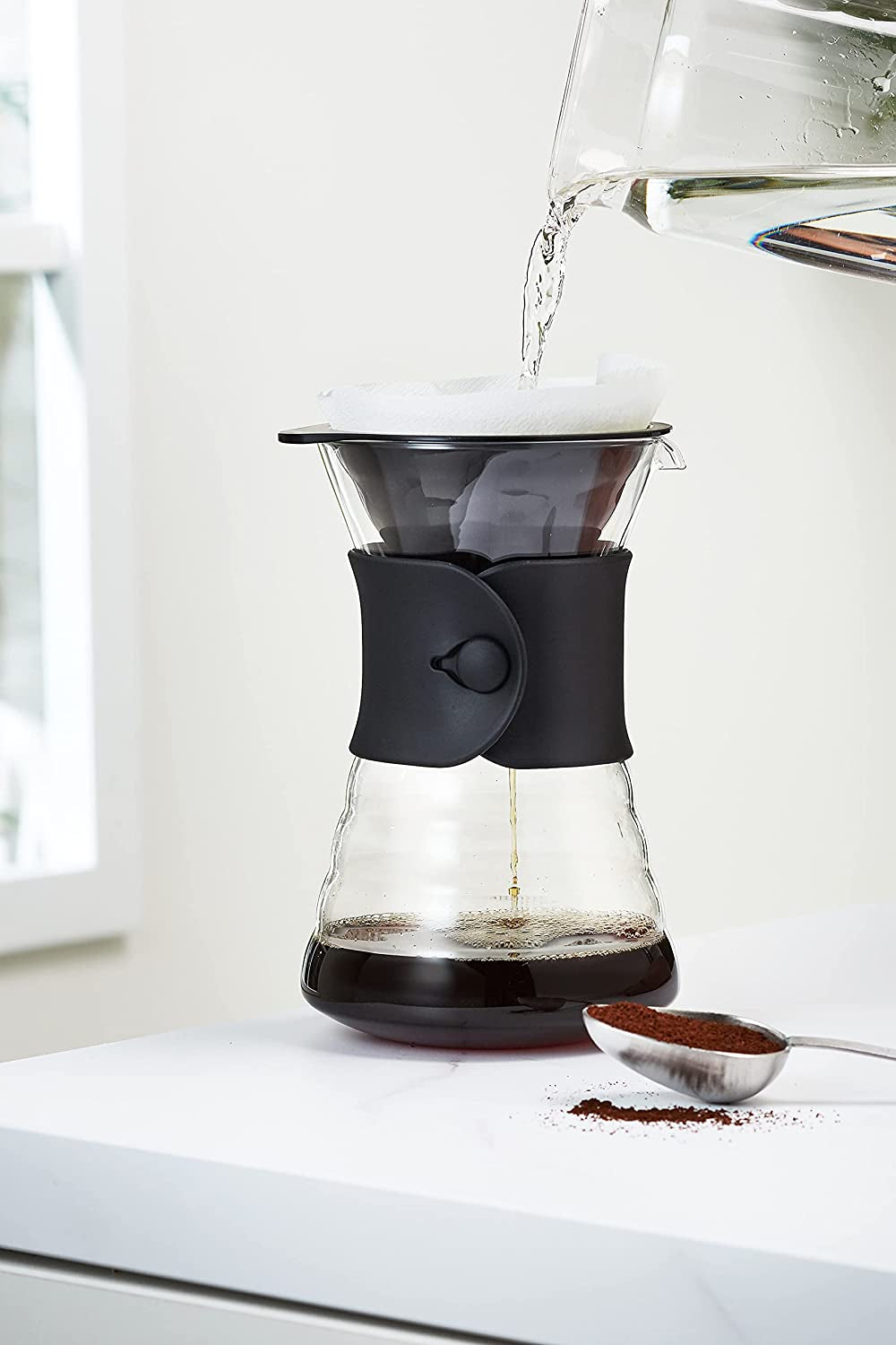 VDD-02B VD 700 ml V60 Karaffel med dryp, til 2-3 kopper, gennemsigtig