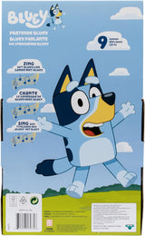 Bluey plyslegetøj med lydeffekter, funktionelt plyslegetøj, interaktivt plyslegetøj, talende plyslegetøj, plyslegetøj (33 cm) Naty Shop Dolls