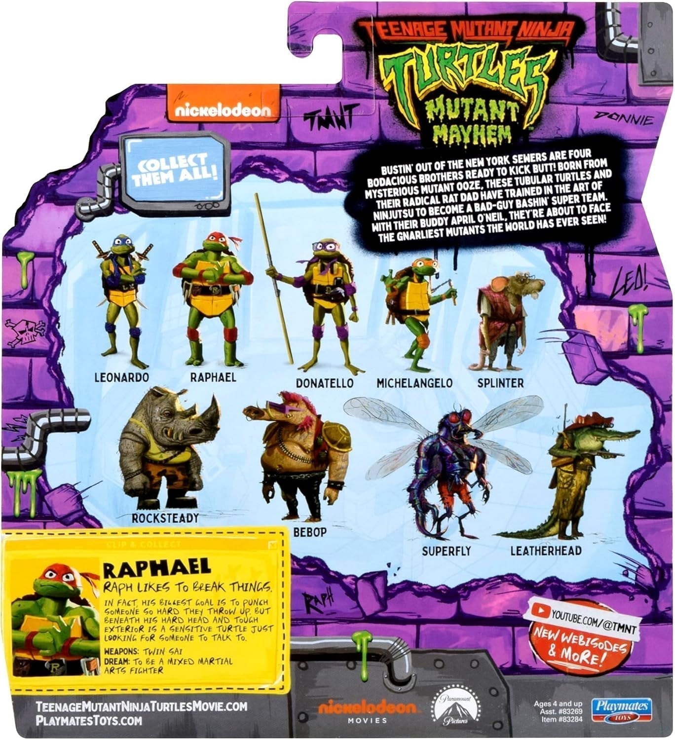 TEENAGE MUTANT NINJA Turtles - Raphael Basisfigur Actionfigurer Naty Shop