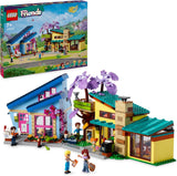 LEGO Friends Olly og Paisley Family House, Dukkehus med figurer og tilbehør, To-etagers hus og træhyttesæt, kreativ gave til piger og drenge på 7+ år 42620 Byggesæt Besuche den LEGO-Store Single