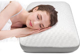 Fityou Memory Foam Pude Nakkestøttepude Ergonomisk Sovepude Kølepude Dobbeltsidet Design Vaskbart pudebetræk (67,5X40X13Cm) Cervikale ortopædiske puder Naty Shop Lysegrå 67,5X40X13Cm