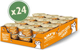 Lily's Kitchen Naturligt vådfoder til voksne katte, dåse, velsmagende stykker i kyllingesovs, kornfri opskrift (24 bakker x 85 g)