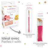 ScrapCooking, Sæt med 3 madfarver, Guld, Rose-Guld og Ruby, metalliske nuancer, 3 x 5 gram Naty Shop