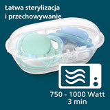 Philips Avent Ultra Air-sutter pakke med 2 - Bisphenol A-sutter til babyer 0-6 måneder (model SCF085/15) Brun/grøn