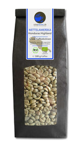 Bio Rohkaffee - Grüner Hochland Kaffee Honduras Highland (grüne Kaffeebohnen 500g) - GMP certificering