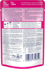 Vitakraft Poésie Délice, våd kattefoder, kattefoder i sauce, med kalkun, bulkpakning, uden tilsat sukker eller korn (23 x 85g)
