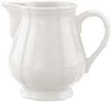 Villeroy & Boch Manoir mælkekrus, 250 ml, højde: 9,1 cm, premium porcelæn, hvid