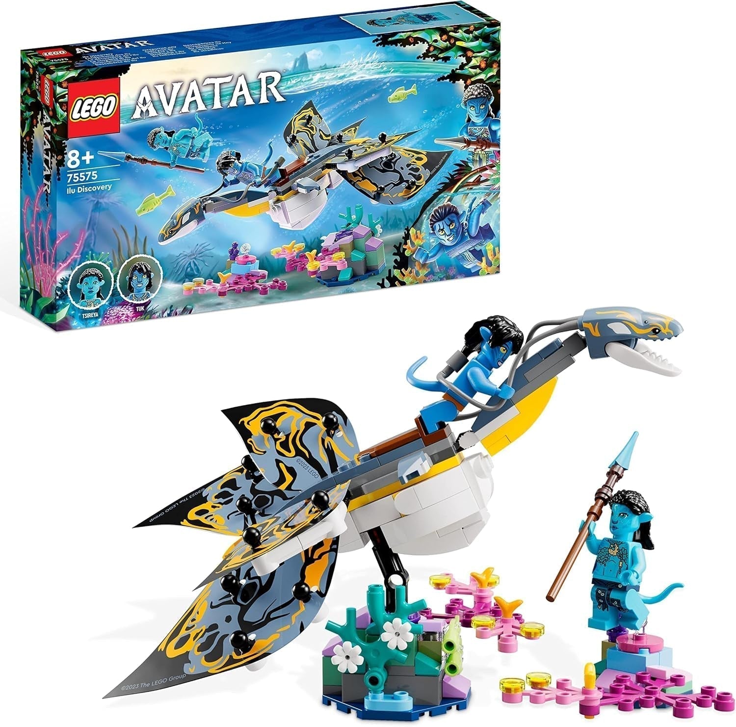 LEGO Avatar Opdagelsen af Ilu Vandsti byggelegetøj med undervandsfigur Pandora Collection Sæt til børn og filmfans fra 8 år og opefter 75575 Byggesæt Besuche den LEGO-Store Standardtitel