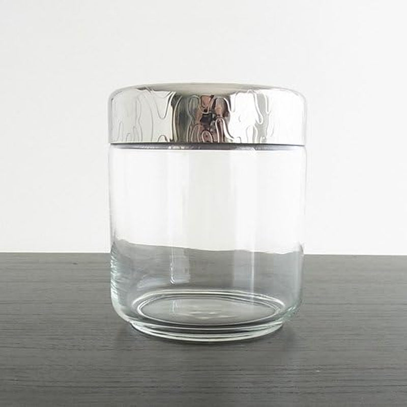 Alessi MW21/75 Coated glas køkkenkrukke 75 cl Mad opbevaringskasser Naty Shop