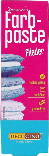 DECOCINO pink farvepasta - 20 g - Madfarve, ideel til farvning af kager, fondant og cremer - Fri for azofedtsyrer og gluten