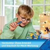 LEGO Sonic the Hedgehog Cyclone vs. Metal Sonic - Mechs samlerlegetøj med 2 videospilsminifigurer - Gaveidé til drenge og piger fra 8 år og teenagespilfans 77002 Byggesæt Besuche den LEGO-Store