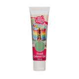 Funcakes Gel Olive food coloring: Highly concentrated food coloring for dough, cream, fondant and marzipan. Nem dosering. Enkelt dråbe for at skabe levende farver. Halal. 30 g.