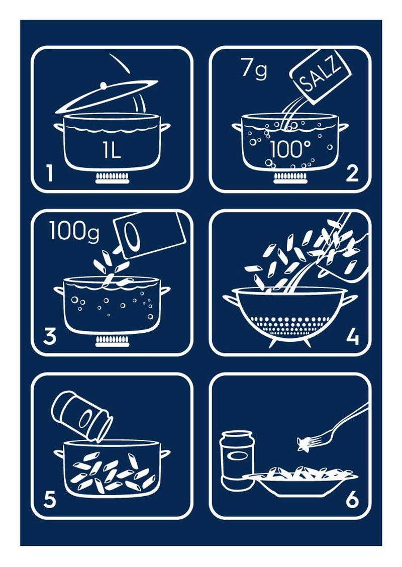 Penne Rigate Barilla durumhvede pasta n. 73 – Pakke med 1 (1x5 kg)