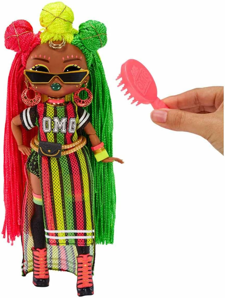 LOL overraskelse! OMG Queens Fashion Doll - SWAYS - 20 overraskelser inklusive outfit, tilbehør, dukkestativ og mere - samleobjekt - til drenge og piger fra 4 år og opefter