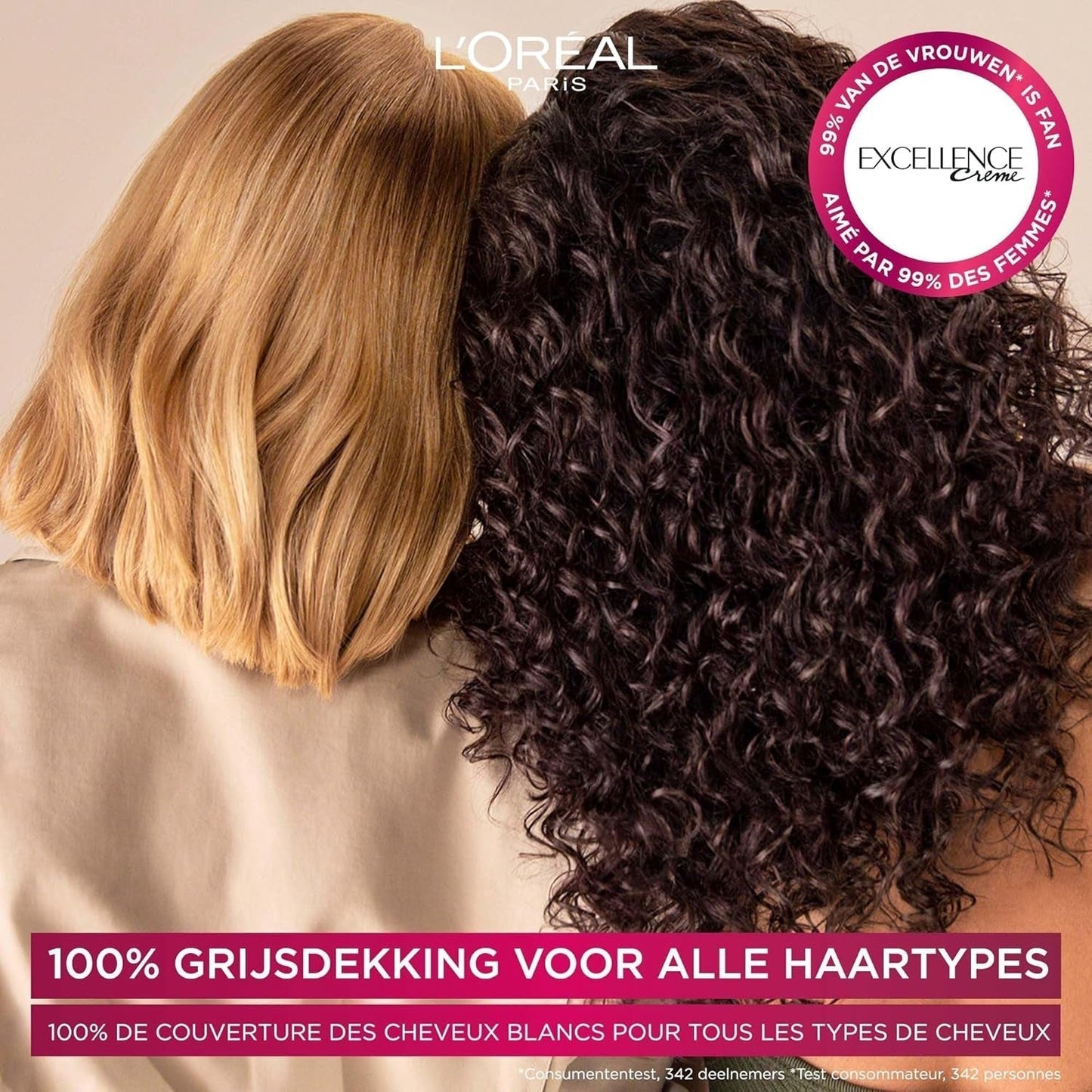 Paris Excellence Creme 7.43 Hårfarve Rød - Hårfarve (Rød, Blond Cuuvré Gold, Belgien, 63 mm, 100 mm, 163 mm) Naty Shop Hårfarve