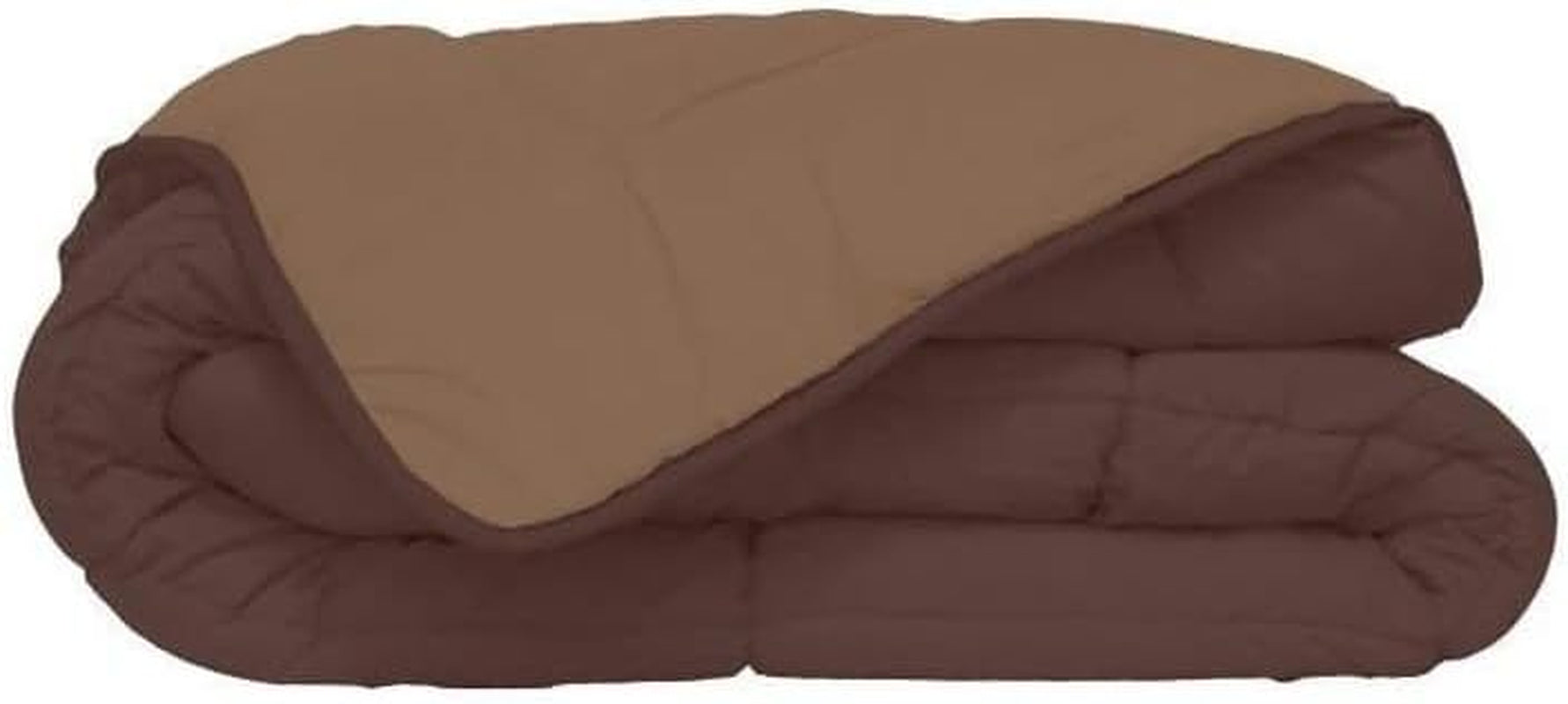 Calgary Dynebetræk Polyester Chokolade/Mokka, Polyester, Chokolade/Mokka, 240X220X1 Cm Dyner og dyner Naty Shop 260X240X1 cm