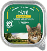 Livslang af Amazon Katzenfutter, nass, Pastete mit Geflügel, 100 g, 16 Stück