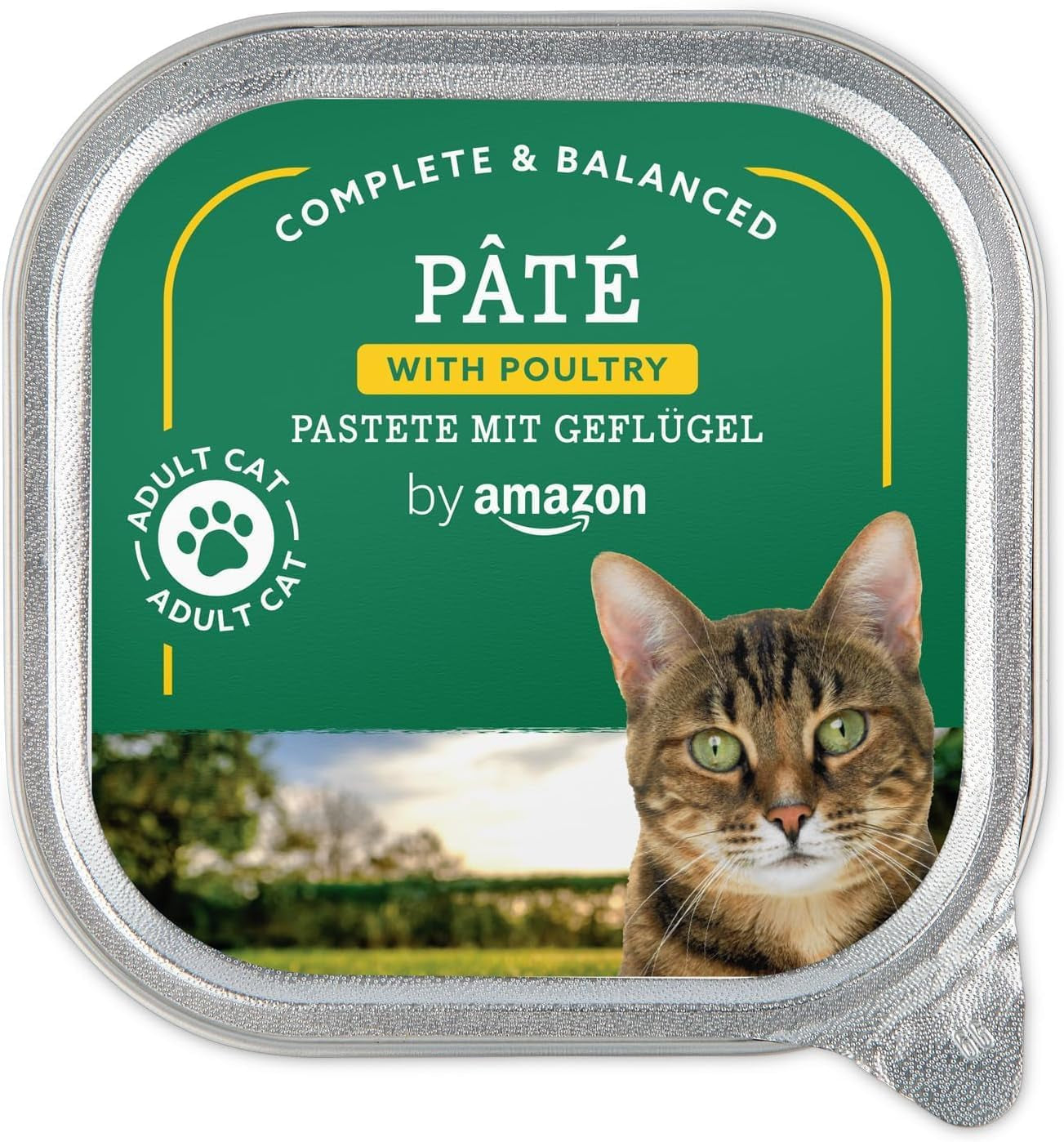 Livslang af Amazon Katzenfutter, nass, Pastete mit Geflügel, 100 g, 16 Stück