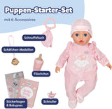 BABY Born Annabell 43 cm - Blød dukke med 7 elektroniske funktioner og lyd - Velegnet til børn fra 3 år og opefter - Dukken inkluderer tilbehør - Kræver batterier