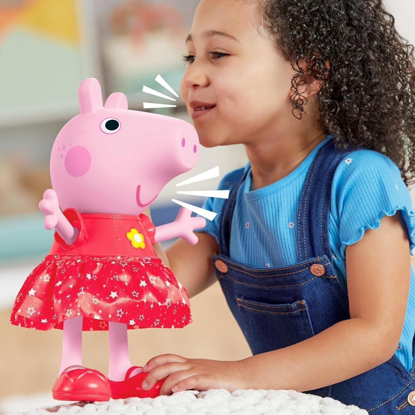 Peppa Pig Peppas mudderpyt festdukke - tysk version, lyserøde eller lyserøde Naty Shop-dukker