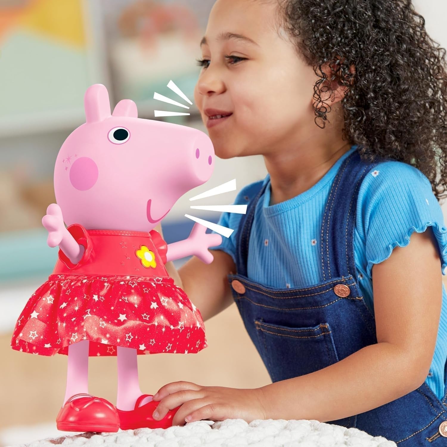 Peppa Pig Peppas mudderpyt festdukke - tysk version, lyserøde eller lyserøde Naty Shop-dukker