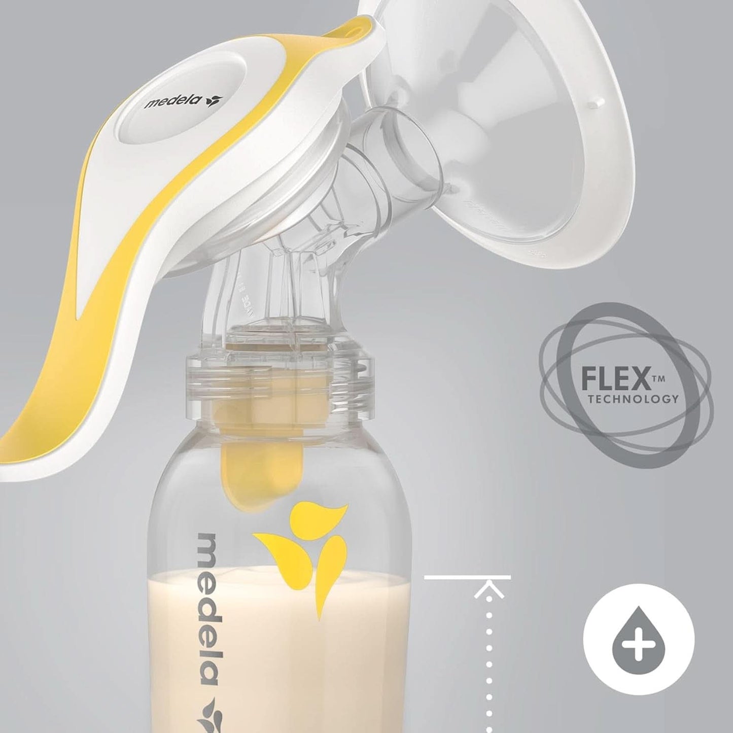 Medela Harmony manuel brystpumpe - Kompakt schweizisk design med Personalfit Flex skjolde og Medela 2-Phase Expression teknologi Tilbehør Mad og amning Bebe Naty Shop