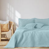 Ameliahome Sengetæppe 170X210 Cm Tosidet sengetæppe Ultrasonic Quilting Polyester Ophelia Mørkegrønne Senge og Tæpper Besuche den AmeliaHome-Store Ophelia lyseblå 170X270 Cm