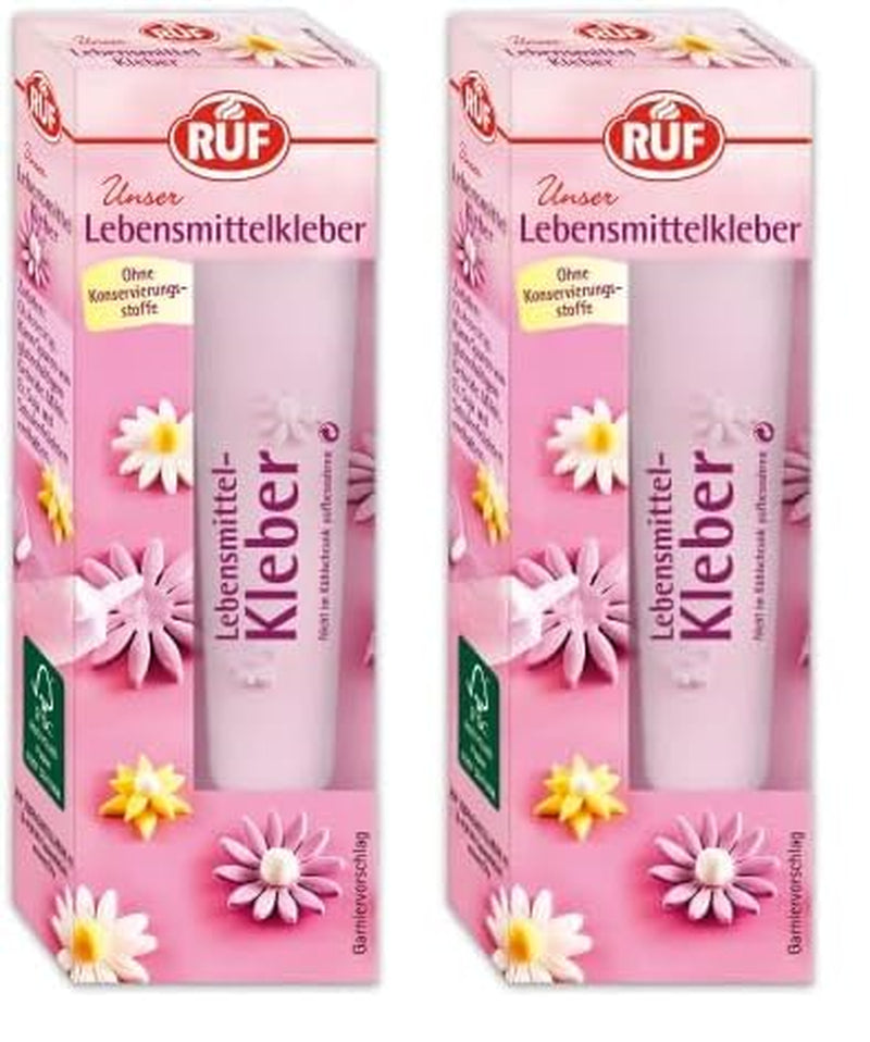 RUF madfarvepenne Sæt med 8 sikre madfarvepenne til maling og skrivning på fondant og lignende sukkerpenne med 2 spidser hver
