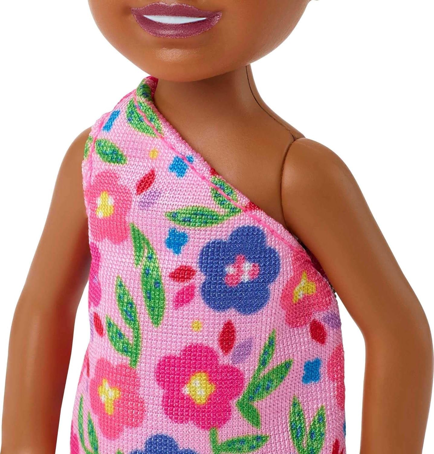 Barbie Chelsea Club – HGT07 – 15 cm artikuleret blandet race pige Pink Flower Doll