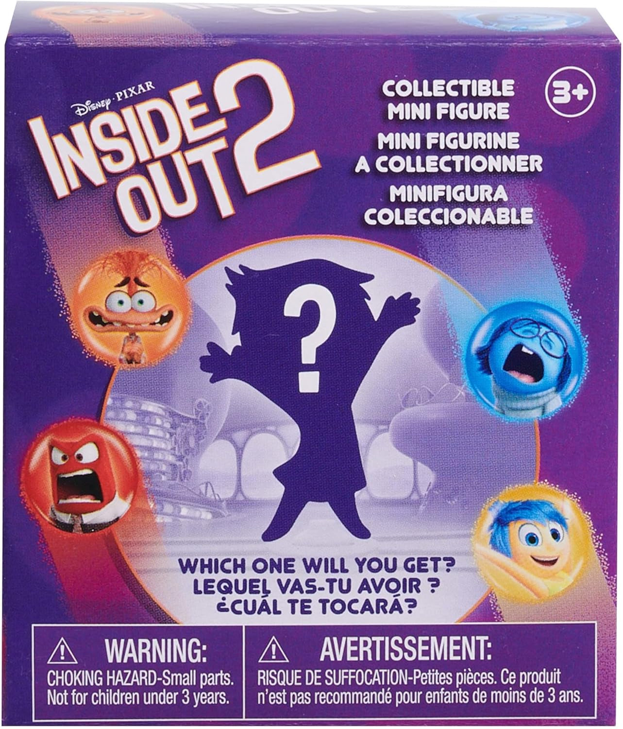 Bare leg Disney og Pixar indefra og ud 2 minifigurer Samlerfigurer 2,5 cm til 6,4 cm Højde Legetøj til børn fra 3 år og opefter Actionfigurer Naty Shop