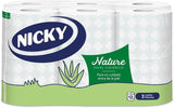 Natur toiletpapir, 12 ruller, 3 lag