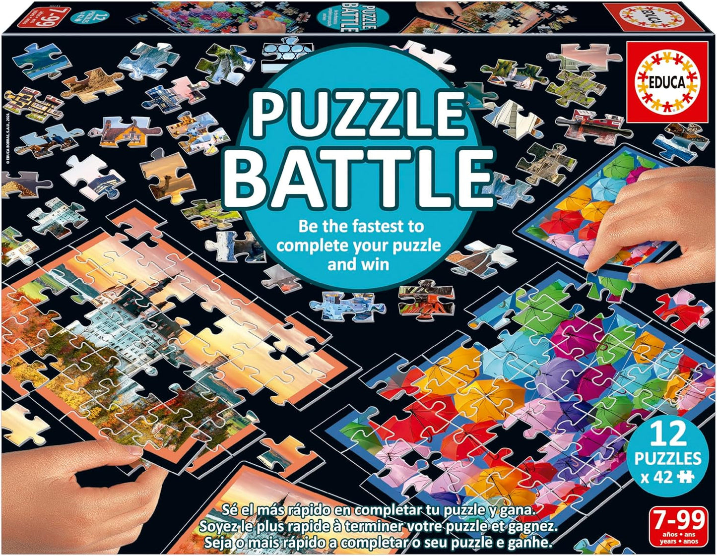 Educa - Puslespil Battlescapes. En autentisk kamp mellem brikkerne | Vær den første til at fuldføre puslespillet for at blive vinderen. Fra 7 år (20121) Puzzle Naty Shop Travels