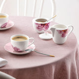 Villeroy & Boch - Rose Garden Milk Krus, 280 ml, Premium Porcelæn, hvid/pink