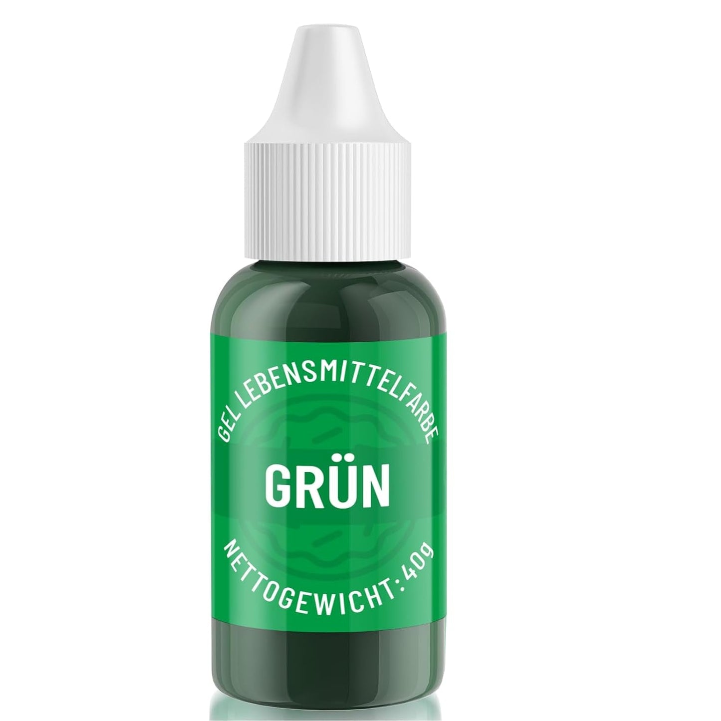 Sort gel-madfarve - 40 g gelébaseret madfarve, sukkerfri madfarve, højkoncentreret, til bagning af kager, makroner, glasur, fondant, småkager, donuts