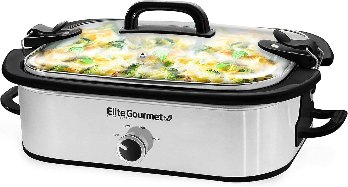 MST-5240SS Slow cooker, 3,3 liter, Slow Cooker i rustfrit stål Naty Shop Standardtitel