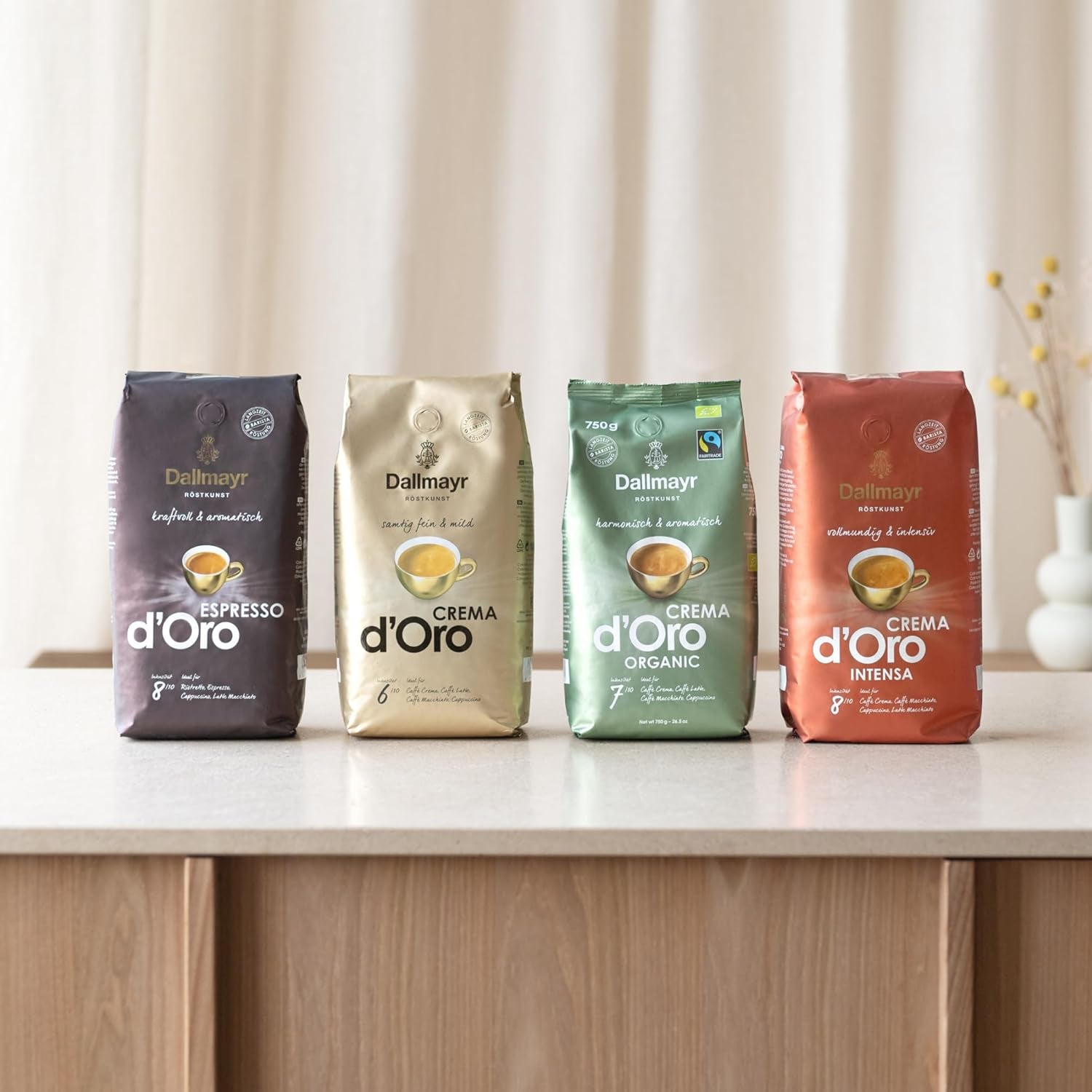 Espresso d'Oro 1.000 g ganze Bohne