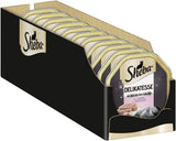 Sheba våd kattefoder, delikatesse i laksegele, 2 x 11 x 85g