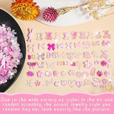 200 stykker Nail Art Charms 3D Nail Art Dekorationssæt Sløjfe Negle Pendant Pink Blandet Sløjfe Blomst Bamse Slikkepind Hjerteform Negle Art Dekoration DIY Craft Negle Design