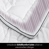 All Seasons Quilt 135X200 - Letvægts 135X200 Quilt - Åndbar og vaskbar og 100 % vegansk - Klima Mesh Quilt og komfortbånd til at sove - 800G Fyldning dyner og dyner Naty Shop