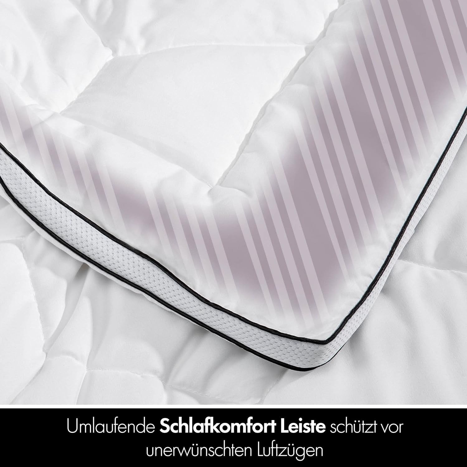 All Seasons Quilt 135X200 - Letvægts 135X200 Quilt - Åndbar og vaskbar og 100 % vegansk - Klima Mesh Quilt og komfortbånd til at sove - 800G Fyldning dyner og dyner Naty Shop